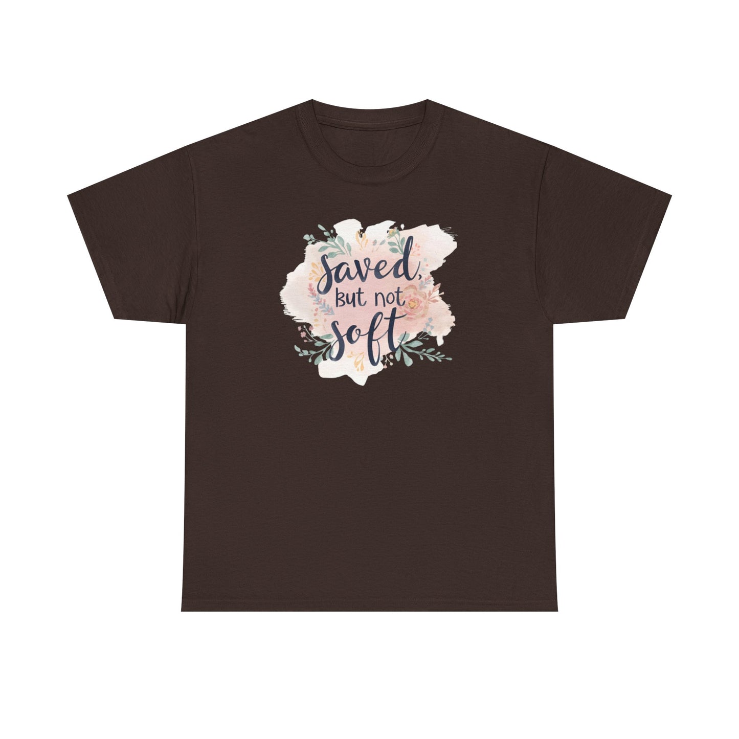Saved but Not Soft Unisex Heavy Cotton Tee - Comfortable Casual Wear, Great for Everyday Use, Gifts, Spring/Summer Fashion, Christian [...]